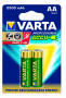 Varta 05716 - Rechargeable battery - AA - Nickel-Metal Hydride (NiMH) - 1.2 V - 2 pc(s) - 2600 mAh