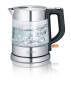 SEVERIN WK 3468 - 1 L - 2200 W - Black - Stainless steel - Transparent - Glass - Water level indicator - Overheat protection