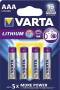 Varta Professional Lithium AAA - Single-use battery - AAA - Lithium - 1.5 V - 4 pc(s) - 1100 mAh
