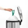 Brabantia Treteimer Newicon 30,0 L Stahl matt FPP Restmülleimer