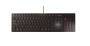 Cherry KC 6000 Slim - Full-size (100%) - Wired - USB - QWERTZ - Black