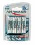 Ansmann Extreme Lithium AA Mignon - Single-use battery - Lithium - 4 pc(s) - 10 year(s) - Silver - -40 - 60 °C