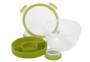 EMSA 518097 - Lunch container - Adult - Green,Transparent - Polypropylene (PP),Thermoplastic elastomer (TPE) - Monotone - Round