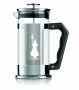 Bialetti French Press - 1 L - Black,Silver,Transparent - 8 cups - Glass - Glass,Stainless steel