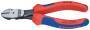 KNIPEX 74 12 180 - Diagonal-cutting pliers - Chromium-vanadium steel - Plastic - Blue/Red - 18 cm - 273 g