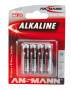 Ansmann 5015553 - Single-use battery - Alkaline - 1.5 V - 4 pc(s) - Multicolor - 10.5 mm