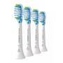 Philips Sonicare 4-pack Standard sonic toothbrush heads - 4 pc(s) - White - Soft - flexible rubber sides - 2 Series plaque control 2 Series plaque defense 3 Series gum health DiamondClean DiamondClean...