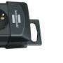 Brennenstuhl BN-1951140100 - 1.8 m - 4 AC outlet(s) - Black - Plastic - Black