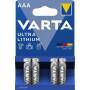 Varta Professional Lithium AAA - Single-use battery - AAA - Lithium - 1.5 V - 4 pc(s) - 1100 mAh