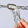 KNIPEX 86 03 180 - Slip-joint pliers - 1.2 cm - 3.5 cm - Chromium-vanadium steel - Plastic - Red