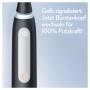 Oral-B iO 4 iO4 Doppelpack Elektrische Zahnbürste/Electric Toothbrush, Magnet-Technologie, 2 Aufsteckbürsten, 4 Putzmodi für Zahnpflege, Reiseetui, Designed by Braun, matt black/quite white