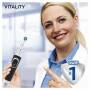 Oral-B Vitality 80312499 - Adult - Rotating-oscillating toothbrush - 7600 movements per minute - Black - White - 4 x 30 sec - Germany