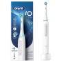 Oral-B iO 4 iO4 Elektrische Zahnbürste/Electric Toothbrush, Magnet-Technologie, 4 Putzmodi für Zahnpflege, Designed by Braun, quite white