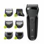 Braun Series 3 300BT - Rotation shaver - 1 mm - Black,Green - Battery - Nickel-Metal Hydride (NiMH) - Built-in battery