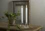 STAR TRADING LED-Echtwachs-Leuchterkerze "Flamme Swirl Antique" 2er Set