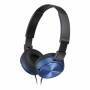 Sony MDR-ZX310 - Headphones - Head-band - Music - Blue - 1.2 m - Wired