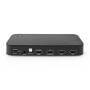 Nedis Digital Audio Converter / 2-Weg / Anschlüsse – Eingang: DC Power / 3x HDMI™ Eingang / Anschlüsse – Ausgang: 1x 3.5 mm / 1x TosLink / 2x HDMI™ Ausgang / Automatisch / Druckknopf / Anthrazit