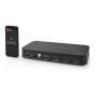 Nedis Digital Audio Converter / 2-Weg / Anschlüsse – Eingang: DC Power / 3x HDMI™ Eingang / Anschlüsse – Ausgang: 1x 3.5 mm / 1x TosLink / 2x HDMI™ Ausgang / Automatisch / Druckknopf / Anthrazit