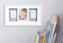 PEARHEAD Babyabdruck Fotorahmen 'Baby Deluxe' für 1 Foto und Hand- und Fußabdruck