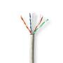 Nedis N CCBG8525GY100S - Cat.6 Patchkabel U/UTP 100 m - Network - CAT 6