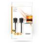Nedis VGA-Kabel / VGA Stecker / VGA Buchse / Vernickelt / Maximale Auflösung: 1280x800 / 2.00 m / Rund / ABS / Schwarz / Umschlag
