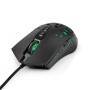 Nedis Gaming Mouse / Verdrahtet / 800 / 1200 / 2400 / 3200 / 4800 / 7200 dpi / Einstellbar DPI / Anzahl Knöpfe: 7 / Programmierbare Tasten / Rechtshändig / 1.50 m / RGB