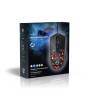 Nedis Gaming Mouse / Verdrahtet / 800 / 1200 / 2400 / 3200 / 4800 / 7200 dpi / Einstellbar DPI / Anzahl Knöpfe: 7 / Programmierbare Tasten / Rechtshändig / 1.50 m / RGB