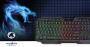 Nedis Wired Gaming Keyboard / USB Type-A / Folientasten / LED / QWERTY / US-Layout / Stromversorgung über USB / Netzkabellänge: 1.30 m / Multimedia