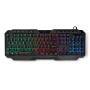 Nedis Wired Gaming Keyboard / USB Type-A / Folientasten / LED / QWERTZ / DE-Layout / Stromversorgung über USB / Netzkabellänge: 1.30 m / Multimedia