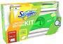 Swiffer 2in1 Kit, 1 Bodenwischer + 8 Trockene Bodentücher und 1 Staubmagnet