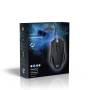 Nedis Gaming Mouse / Verdrahtet / 1200 / 2400 / 4800 / 7200 dpi / Einstellbar DPI / Anzahl Knöpfe: 6 / Programmierbare Tasten / Rechtshändig / 1.50 m / Ohne Beleuchtung