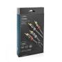 Nedis Stereo-Audiokabel / 2x RCA Stecker / 2x RCA Stecker / Vergoldet / 2.00 m / Rund / Grau / Gun Metal Grau / Verpackung mit Sichtfenster