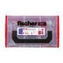fischer FIXtainer-DUOPOWER/DUOTEC 200 - Expansion anchor - Concrete - Metal - Grey - Red - 90 pc(s) - Box