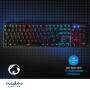 Nedis Wired Gaming Keyboard / USB Type-A / Mechanische Tasten / LED / QWERTY / ND-Layout / Stromversorgung über USB / Netzkabellänge: 1.50 m / Gaming