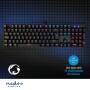 Nedis Wired Gaming Keyboard| USB Type-A| Mechanische Tasten| LED| Deutsch| DE-Layout - Keyboard - Touchpen