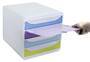 EXACOMPTA Schubladenbox "Chromaline"