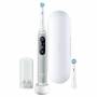 Oral-B iO 6 iO6 Elektrische Zahnbürste/Electric Toothbrush, Magnet-Technologie, 2 Aufsteckbürsten, 5 Putzmodi für Zahnpflege, Display & Reiseetui, Designed by Braun, grey opal