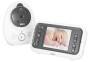 Alecto Video-Babyphone mit 2,8"-Farbdisplay Weiß / Anthrazit