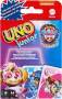 Mattel UNO Junior Paw Patrol: The Mighty Movie Kartenspiel für Kinder für Familienabende, mit 3 Schw