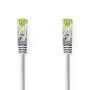 Nedis CAT7-Netzwerkkabel / S/FTP / RJ45 Stecker / RJ45 Stecker / 3.00 m / Snagless / Rund / LSZH / Grau / Label
