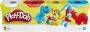Hasbro Play-Doh 4er Pack Grundfarben blau, gelb, rot und weiß