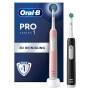 Oral-B Pro Series 1 Duopack Elektrische Zahnbürste, Pink/Black