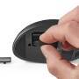 Nedis Kabellose ergonomische Maus ERGOMSWS100BK - 1600 dpi 6 Tasten - Mouse - 1,600 dpi