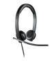 Logitech USB Headset Stereo H650e - Wired - Office/Call center - 50 - 10000 Hz - 120 g - Headset - Black - Silver