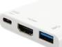 Equip Dock USB-C->HDMI,USB3.0,60WPD          4K30Hz 0.15m ws (133461)