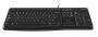 Logitech Keyboard K120 for Business - Full-size (100%) - Wired - USB - QWERTY - Black