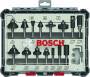 Bosch 15 tlg Mixed Fräser Set 6mm Schaft Fräser