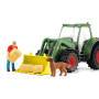 Schleich Farm World        42608 Traktor mit Anhänger Schleich