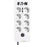 Eaton Protection Box 8 Tel@ USB DIN - 8 AC outlet(s) - Type F - 220 - 250 V - 50/60 Hz - 10 A - 2500 W