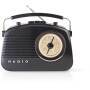 Nedis RADIO RETRO DESIGN (RDFM5000BK        SW)